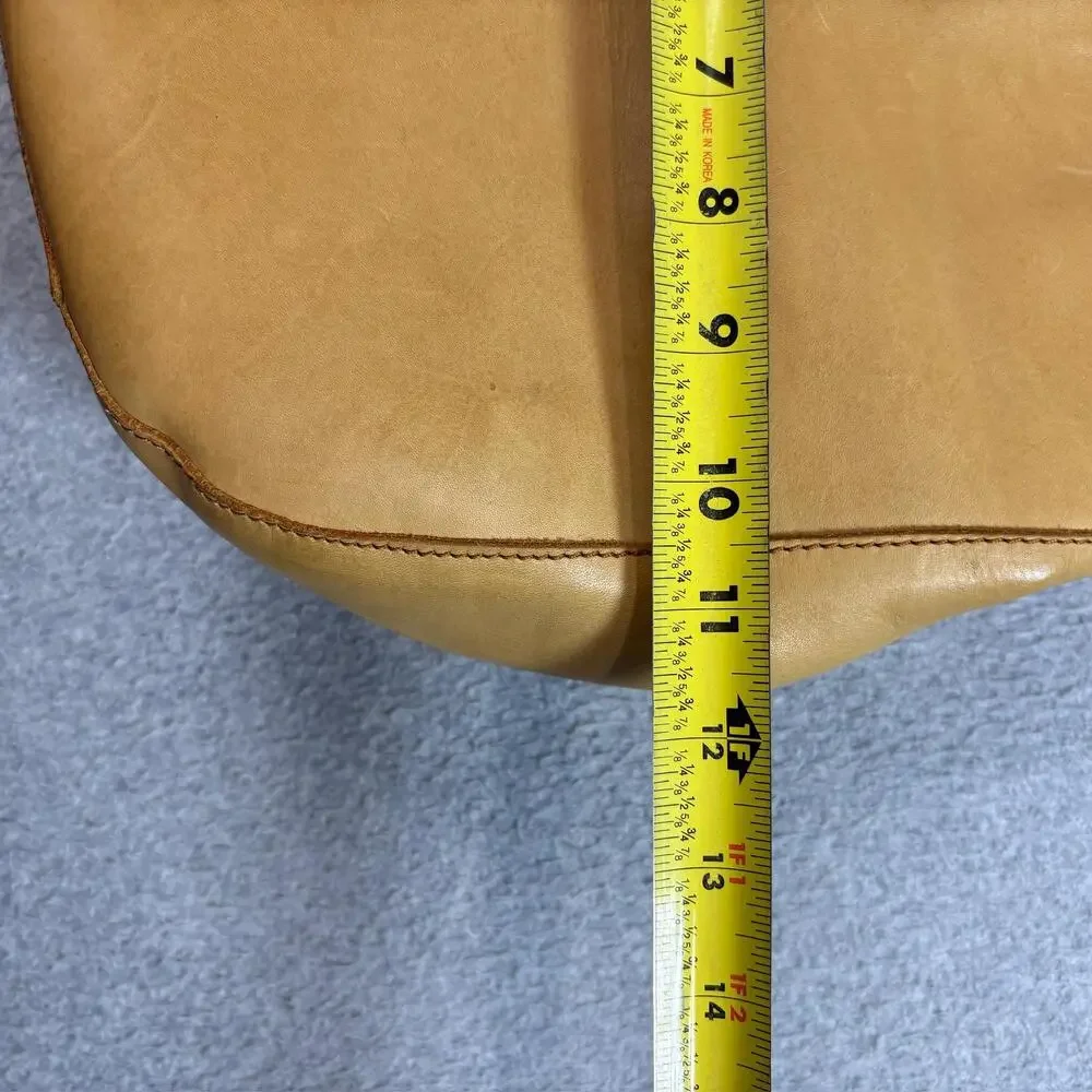 Margot Leather Hobo Purse Women Tan Large Slouch Shoulder Tassel Boho Heritage